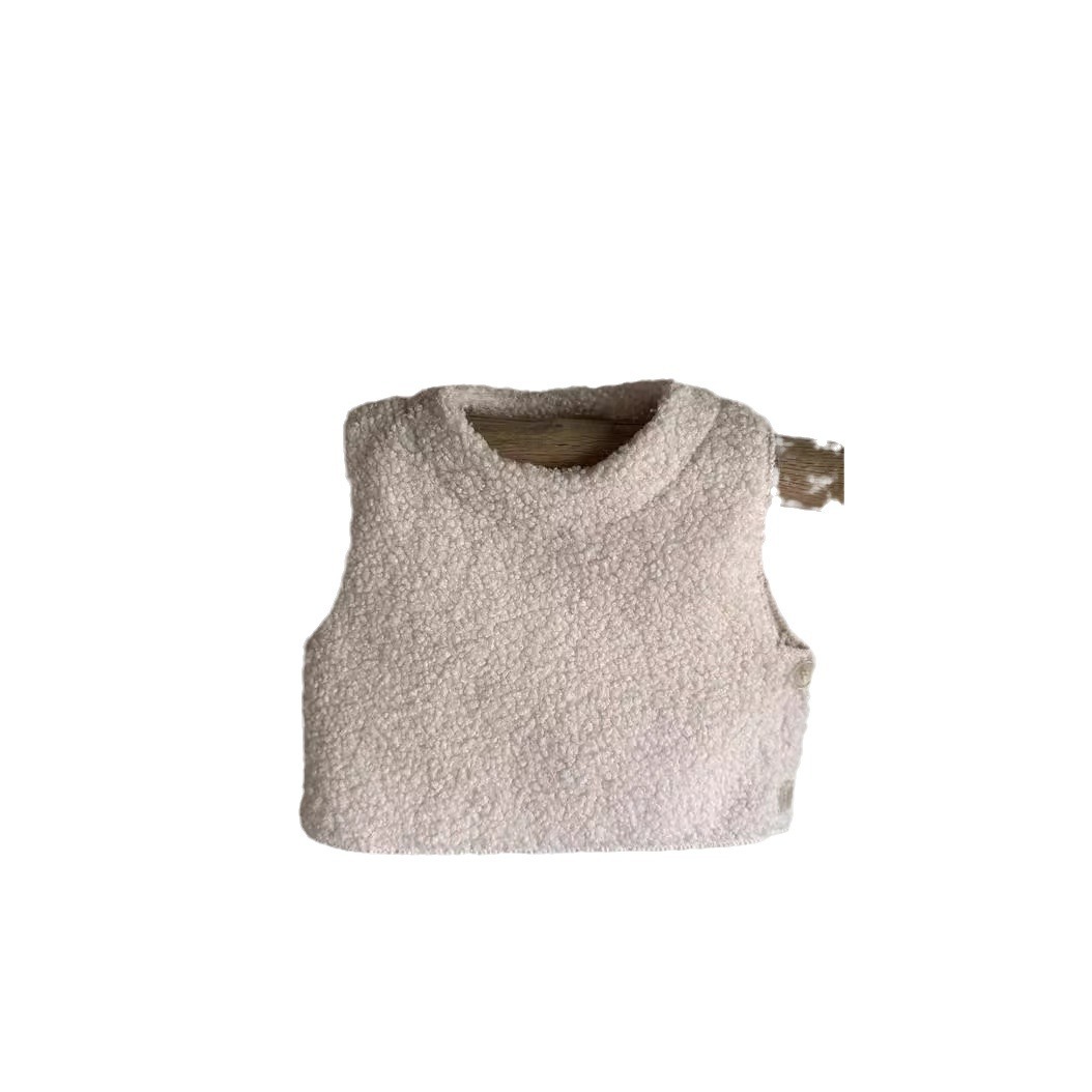 Bebé Otoño e Invierno ropa bebé Otoño e Invierno ropa de los niños coreanos Chaleco de felpa chaleco