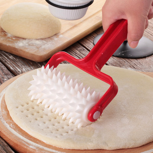 Pizza Needle Roller Dough Puncher Bread Needle Roller Pizza Pancake Pie Puncher Commercial