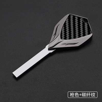 CFMOTO 250SR 450NK – Motorcycle Key - gunmetal-color-carbon-fiber-pattern-cf-250sr