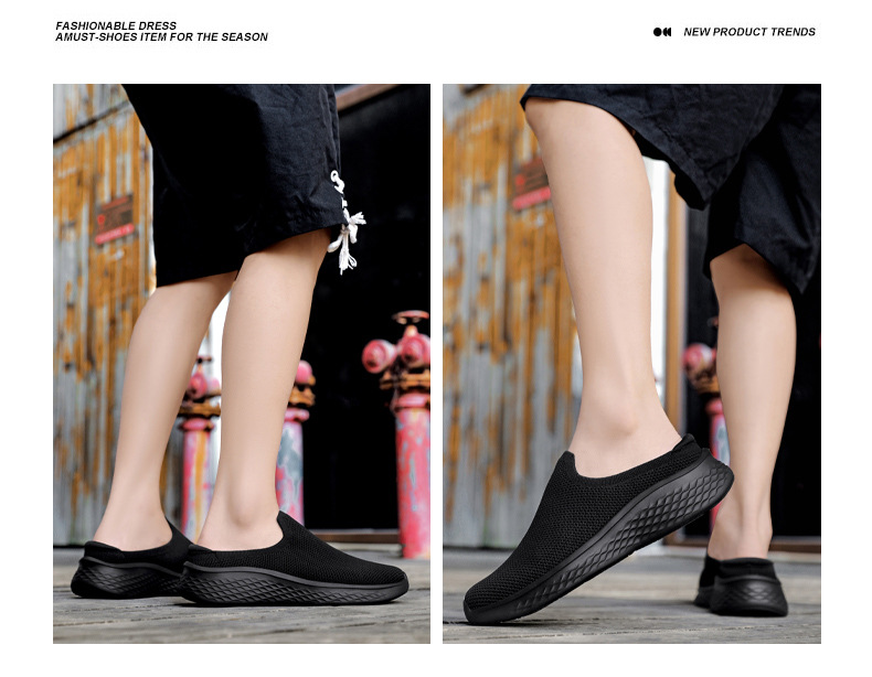 Foreign Trade Summer Breathable Closed-Toe Slippers For Men, Lightweight Men's Casual Shoes, Cross-Border_vogvips.com