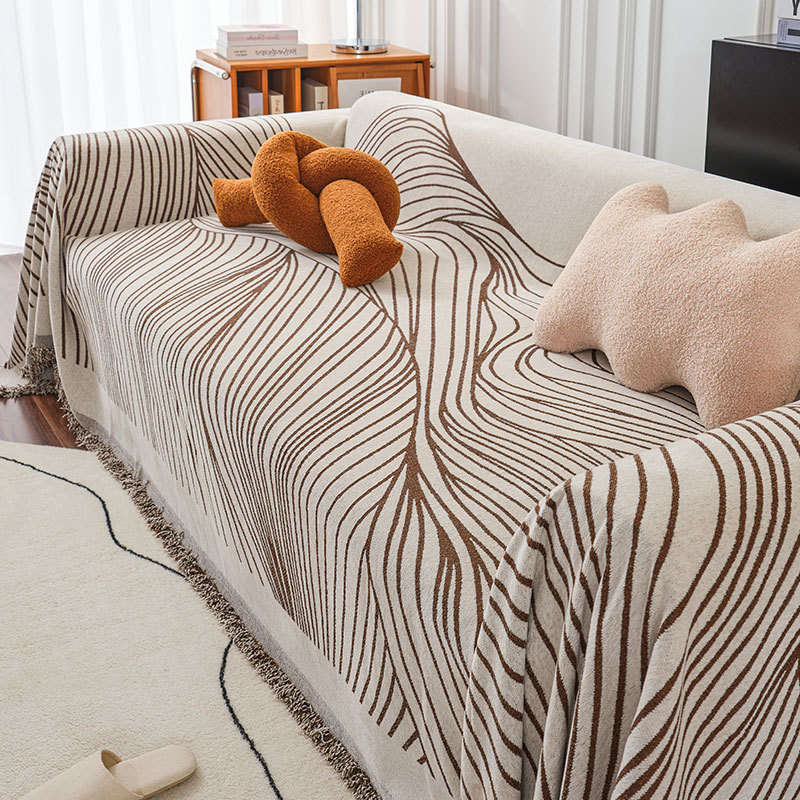 Líneas - color café | chenille