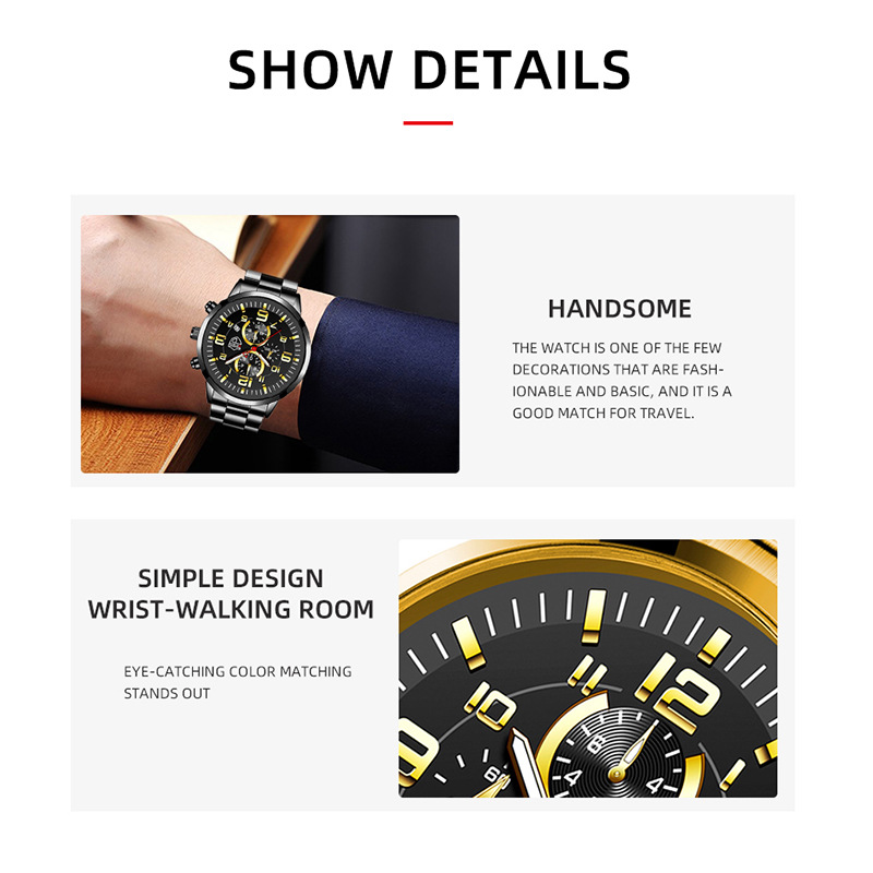 DEYROS Gold Watch