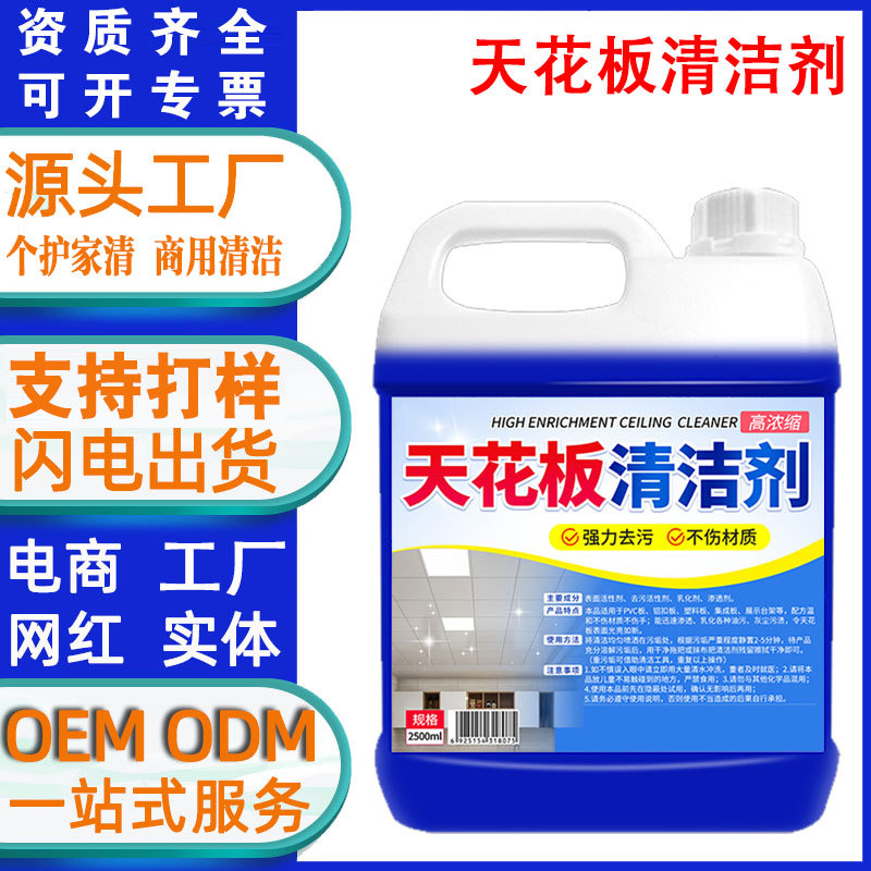 Customized Ceiling Cleaner Housekeeping Same Style Powerful Oil Stain Removal, Yellow Stain Removal, Mold Removal Ceiling Stain Removal Artifact