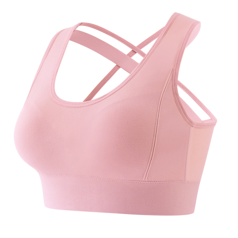 Ropa interior deportiva, a prueba de golpes para mujeres, correr, llevar ropa de yoga, chaleco, entrenamiento, sujetador de talla grande, top de fitness, verano