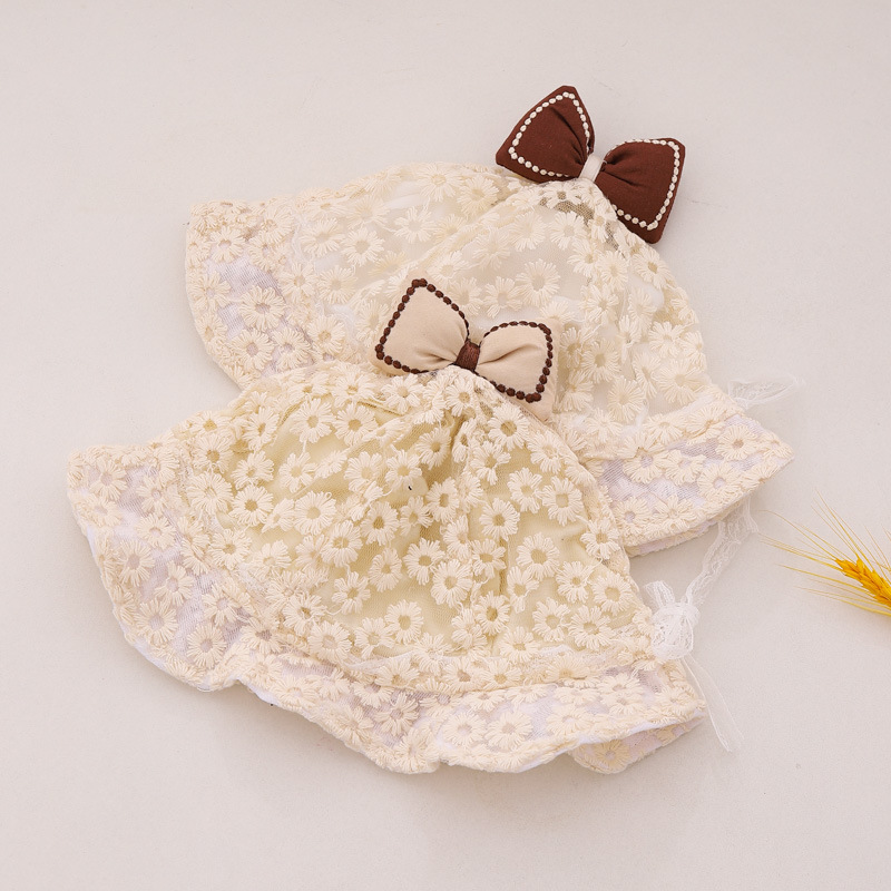 Sombreros para bebés otoño y invierno nuevos bonitos gorros para bebés gorras de arco de flores, gorras de pescador de chicas universales