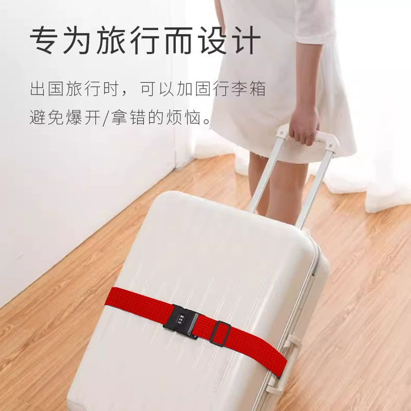 Luggage suitcase with clasp, belt, (Cross-border trading), wholesale