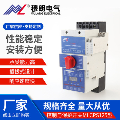 控制与保护开关MLCPS125型数显家用漏电型保护器电机转换开关|ru