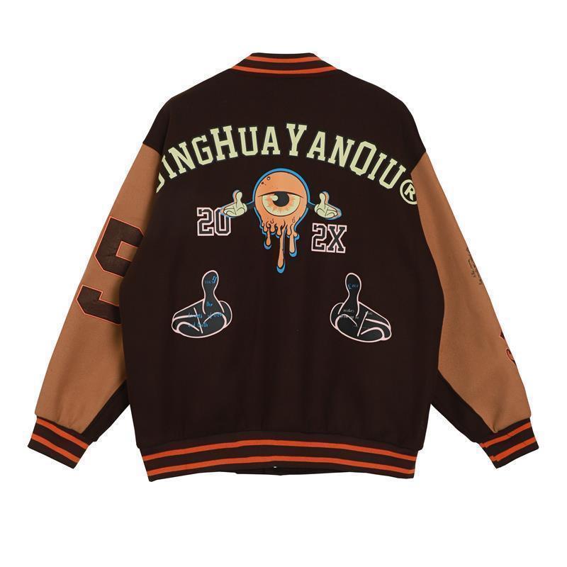 Vintage bomberjacka för män och kvinnor i unisex pilotstil_voghion.com