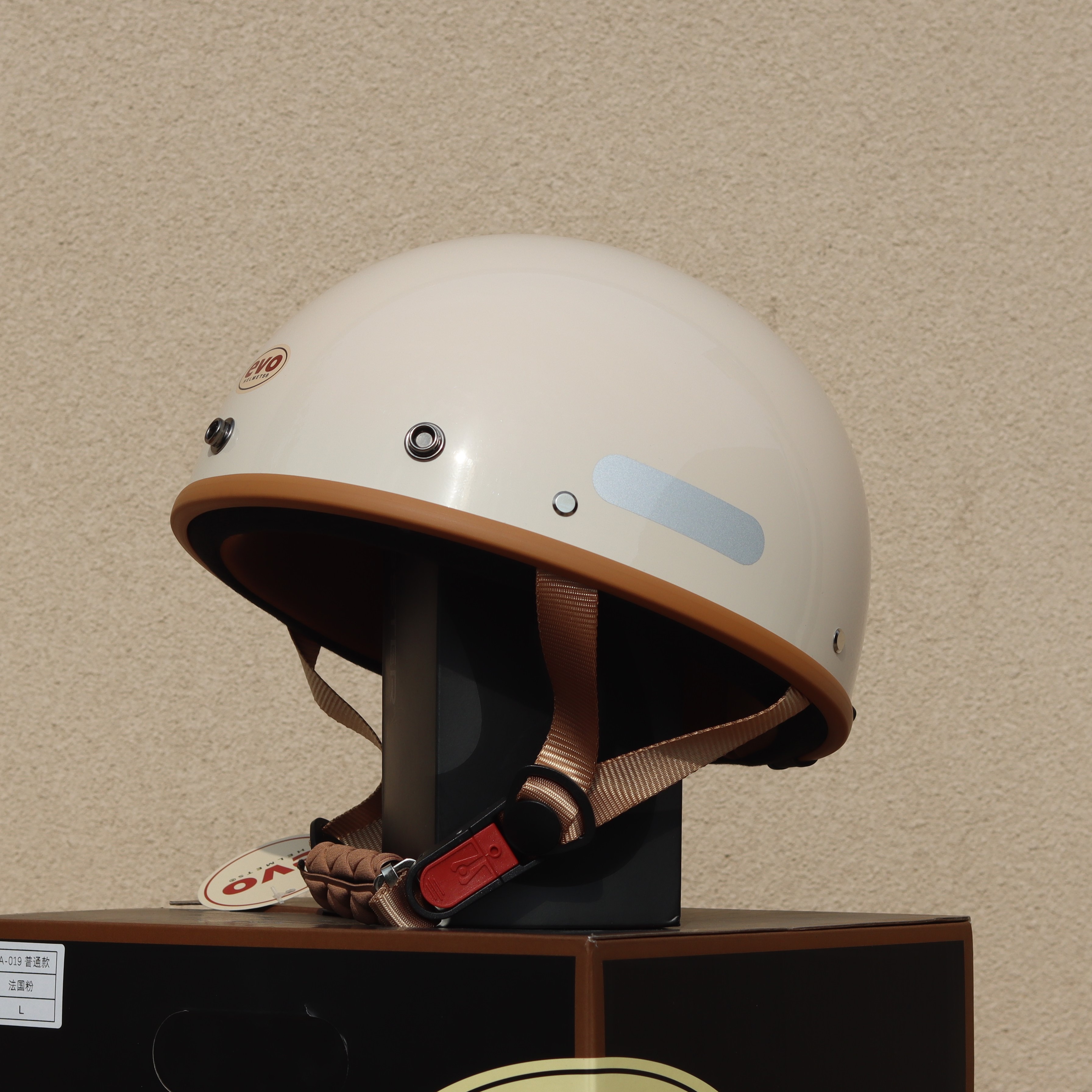 Taiwan Retro Half Helmet Motorcycle Electric Lightweight 3C Summer