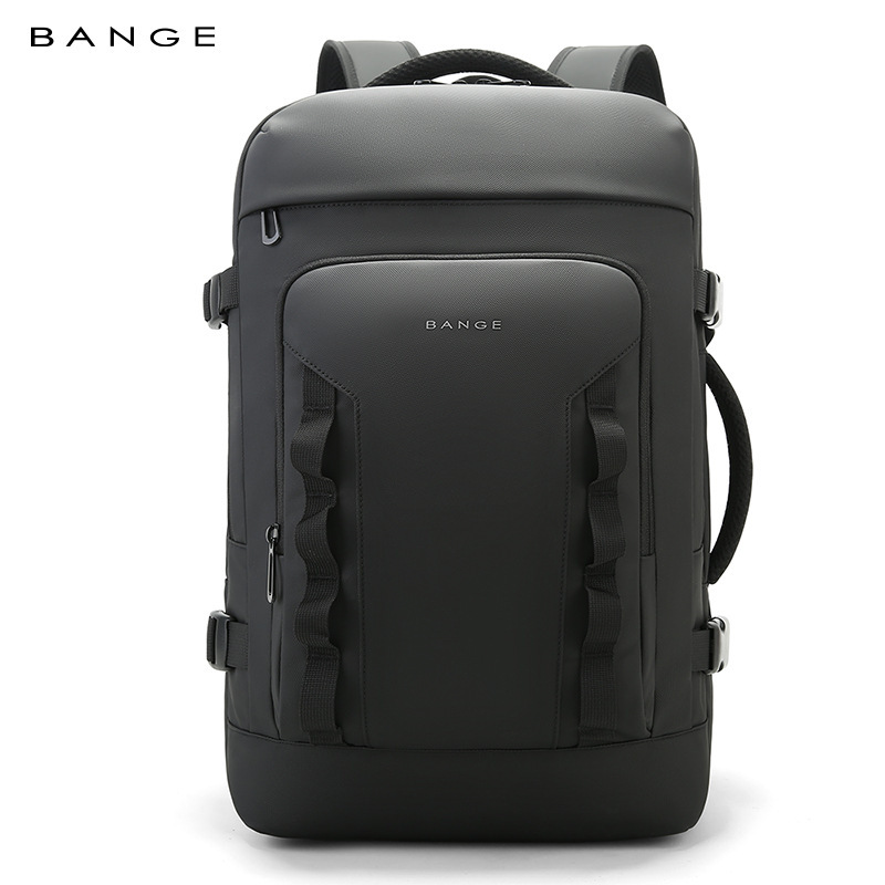 BANGE Herren High-End Rucksack mit großem Fassungsvermögen, erweiterbar, ideal für Geschäftsreisen, Pendlerfahrten und als Laptoptasche_voghion.com