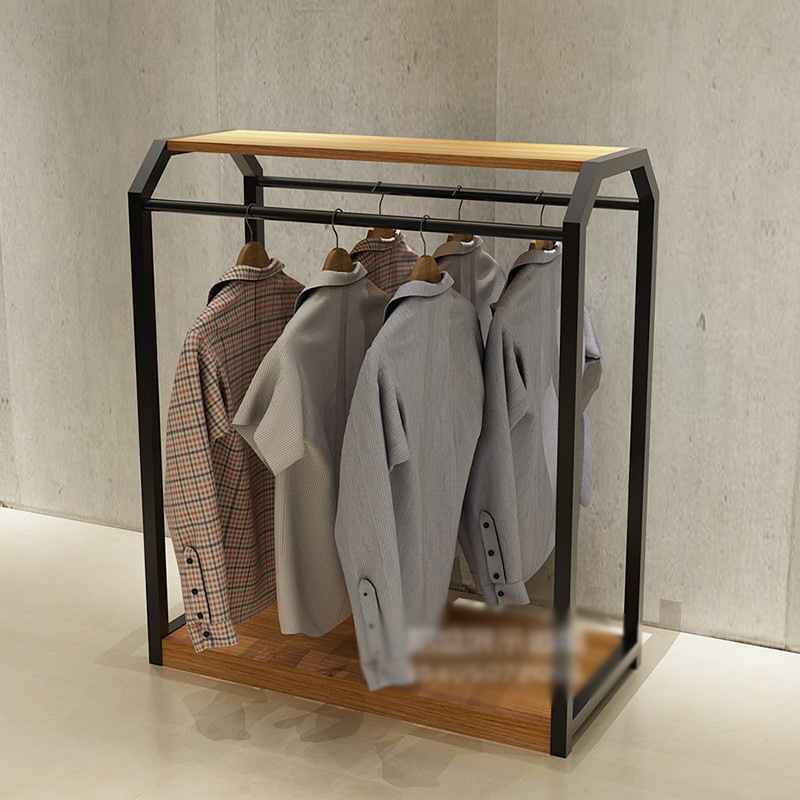 Exhibidor de Ropa para Tienda, Estante de Almacenamiento de Ropa para Hombre, Mueble de Exhibición de Pie, Fabricante de Estantes, Exhibidor Multifuncional
