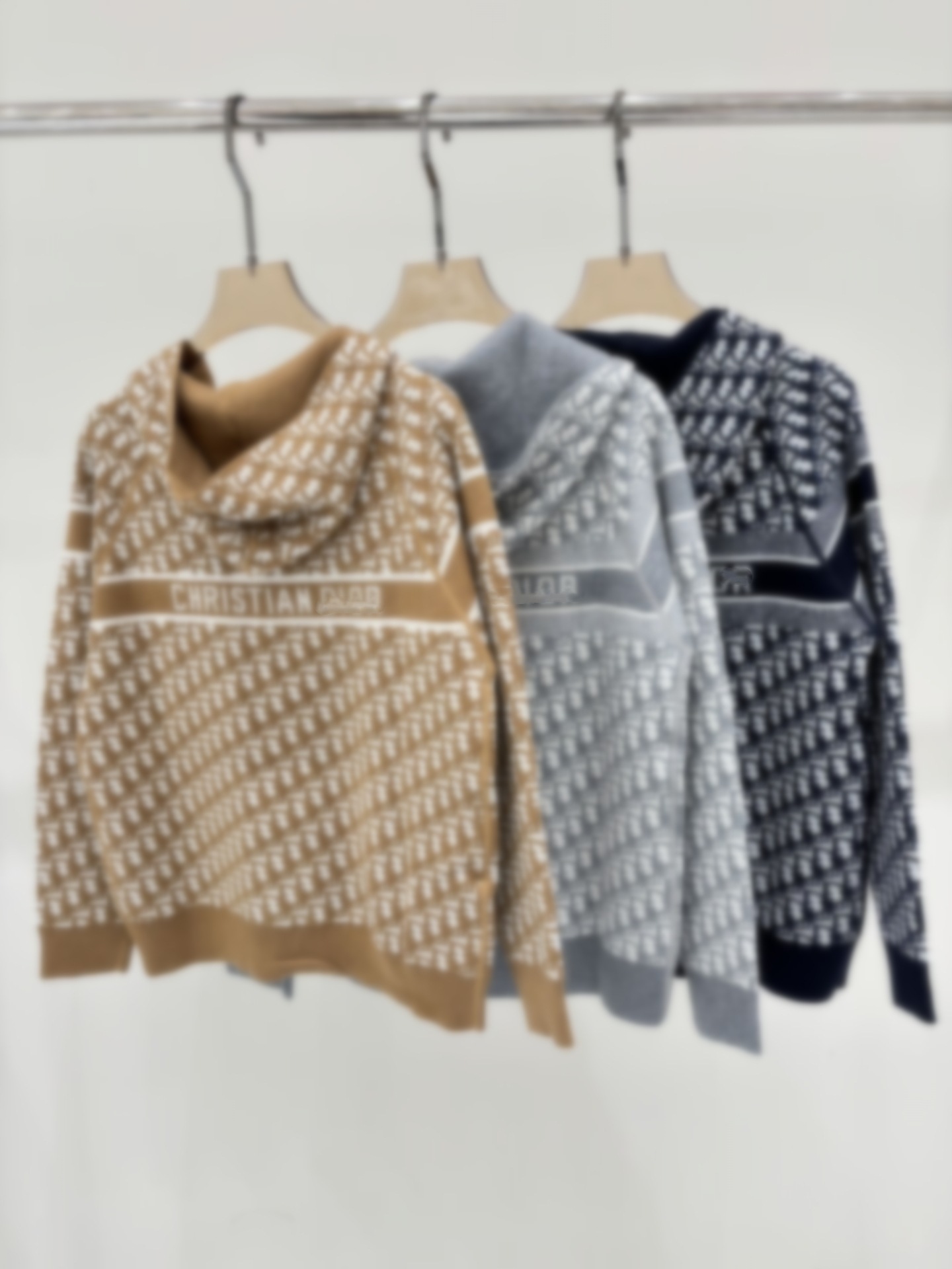 Quality spring double-sided cashmere woolen hoody