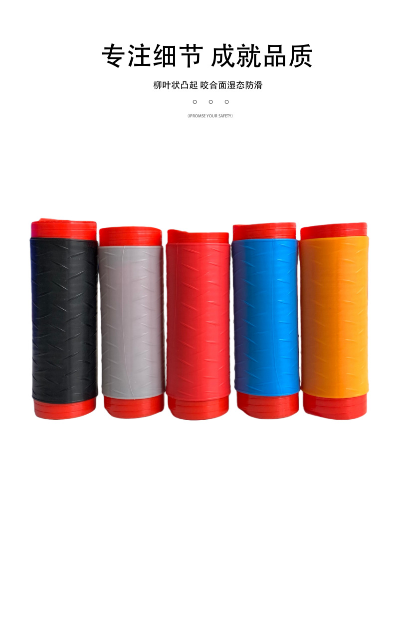 Motorcycle Handlebar Grips, Electric Vehicle Grip Covers, Non-Slip Silicone Covers, Easy-To-Pull Electric Vehicle Silicone Handle Covers