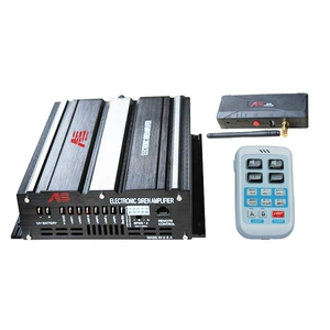Car-mounted wireless alarm speaker, 600W dual-channel amplifier, loudspeaker, high-frequency siren, and amplifier – A10G
