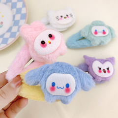 アニメのぬいぐるみbbクリップかわいい赤ちゃんの髪のクリップ側の髪のクリップ超萌え学生の美しい髪飾りネットの髪カード