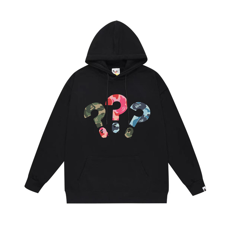 BAPE猿の頭の潮のブランドの片面のプリントは帽子の衛衣の秋冬の新型のヒップホップの潮流の男女の同項の純綿になります。|undefined