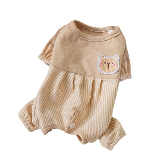 Autumn and winter little bear dog belly protective clothing cat belly-covering four-legged clothing small dog spring four-season air-conditioned home clothing