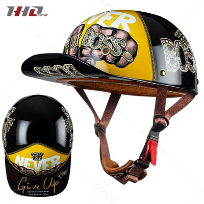 Scoop Helmet Manufacturer, Motosiklet kaskı (dəbilqə) - black-boss-1-generation-without-endoscope-m