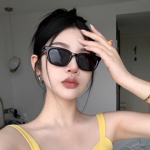 Retro Narrow Cat-Eye Small Frame Sunglasses for Women - High-end 2024 New Style Sun Glasses for Men - UV Protection Street Style