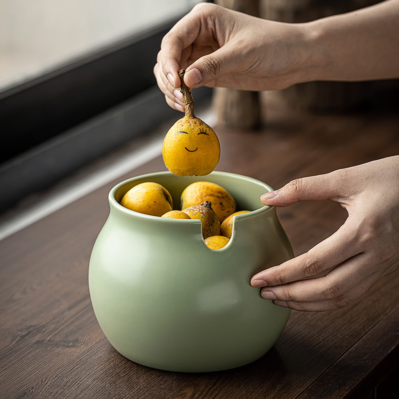 Creativo y simple Aceite de chile Tanque de manteca de cerdo de gran capacidad Tanque de cerámica resistente a altas temperaturas Tanque sellado Tarro de manteca de cerdo nórdica Hogar