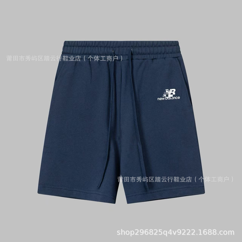 Cross-border Putian New Balance men's and women's casual trendy loose sports pure cotton shorts, 360g weight pure cotton fabric Cross-border Putian New Balance men's and women's casual trendy loose sports pure cotton shorts, 360g weight pure cotton fabric
