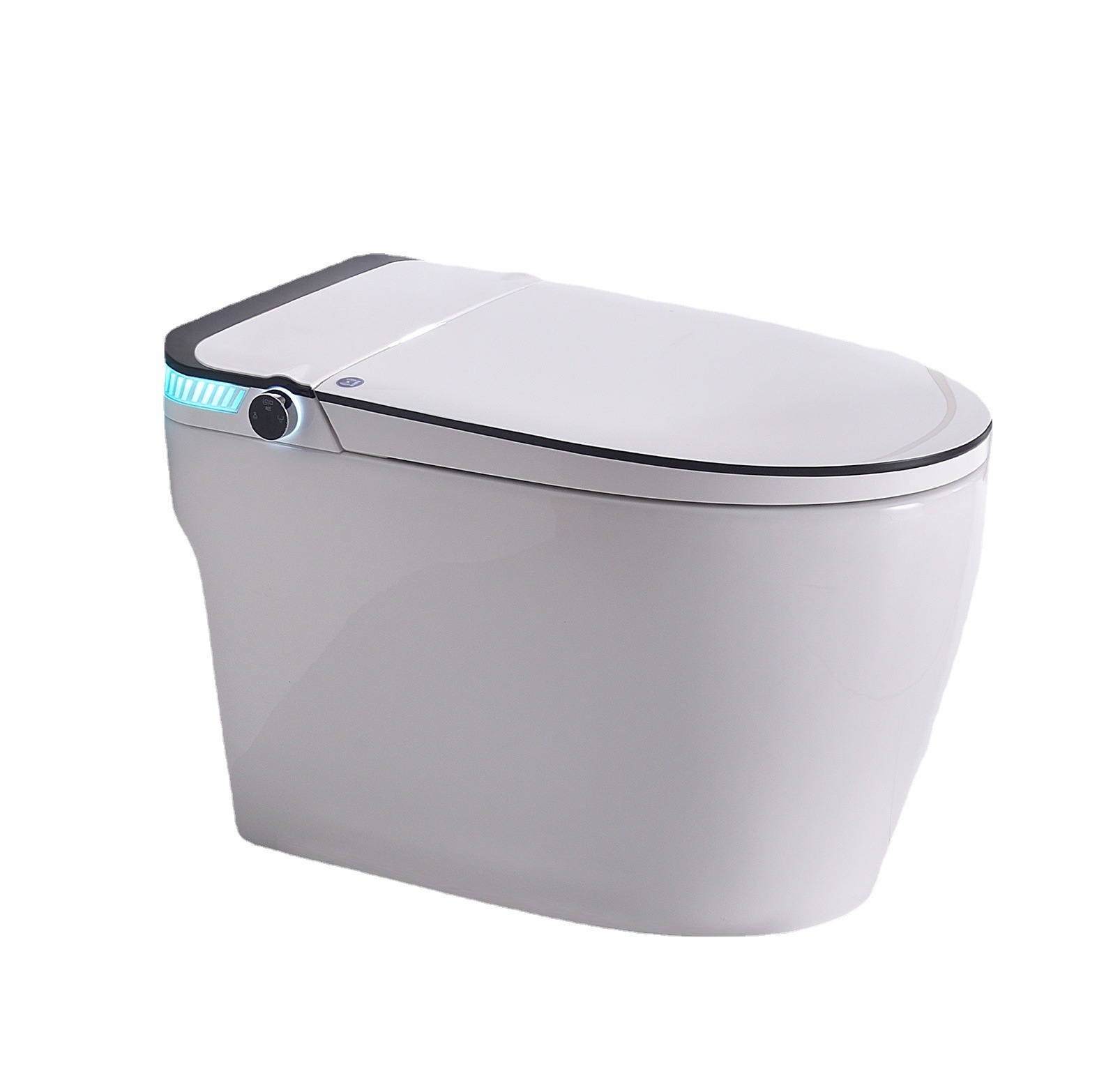 Integrado inteligente inodoro automático Flip hip lavado secado eléctrico voz inodoro sin tanque de agua versión estándar