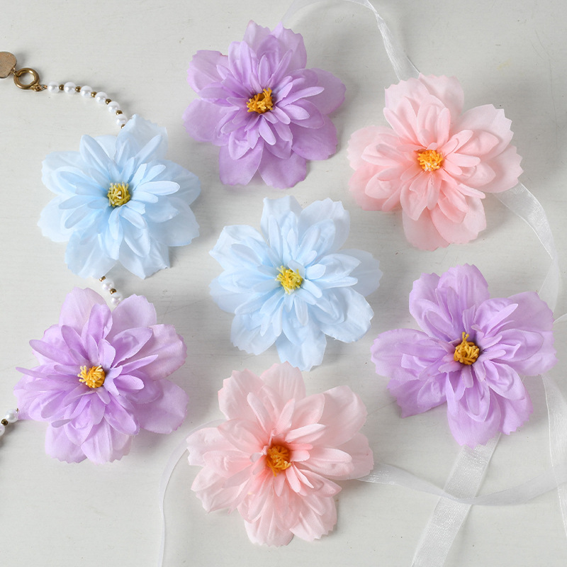 Simulación de flores felices flores