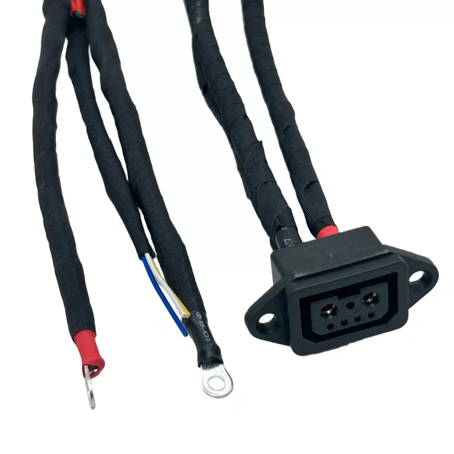 厂家线束加工九号 / F90 系列电动车锂电池充电母座线束2+5母头