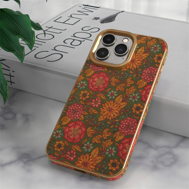 Simple Style Color Block Imitation Leather   Phone Cases display picture 4