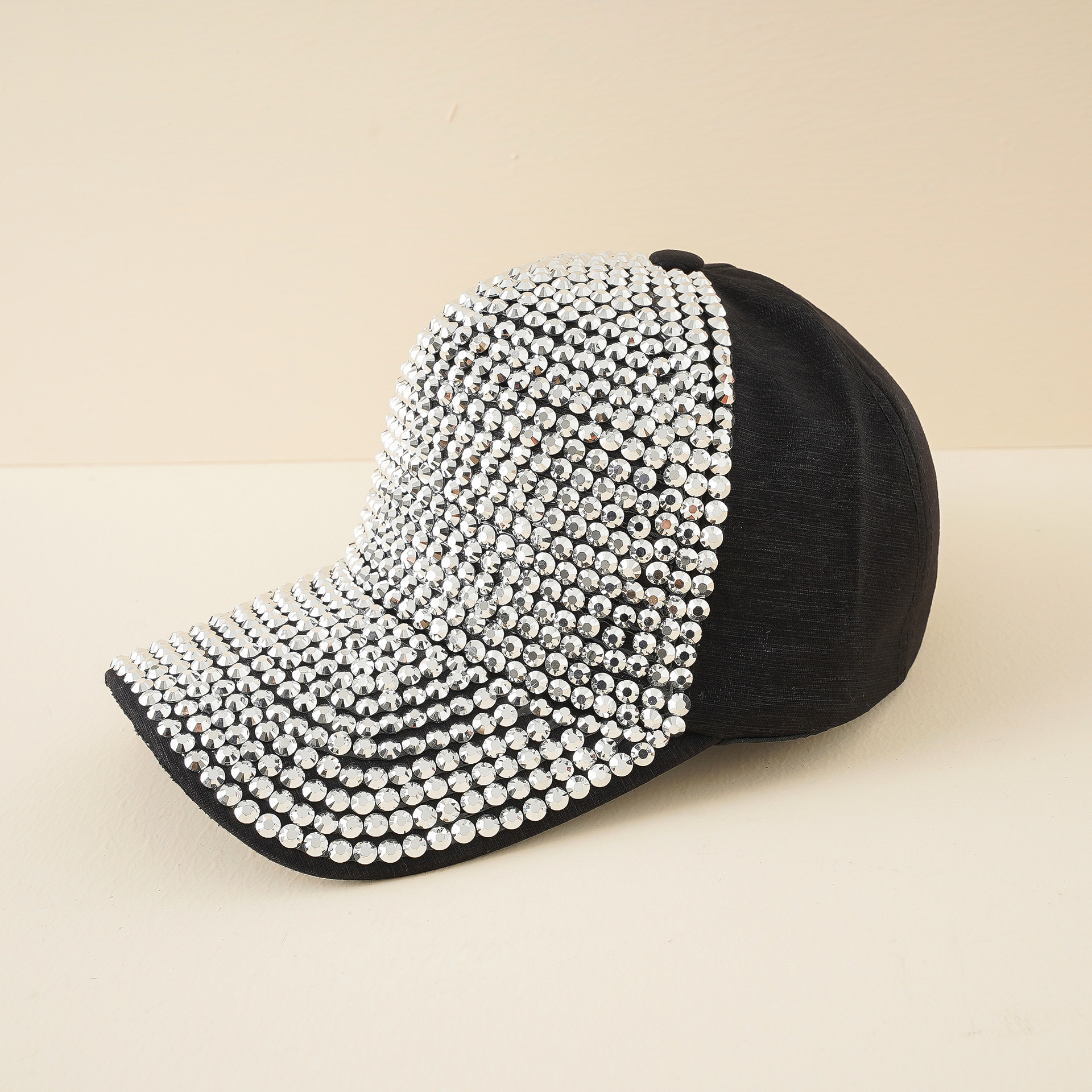Sombrero para mujer primavera y verano nuevo lentejuelas rhinestone gorra de béisbol versátil estilo coreano moda gorra de pico para mujeres
