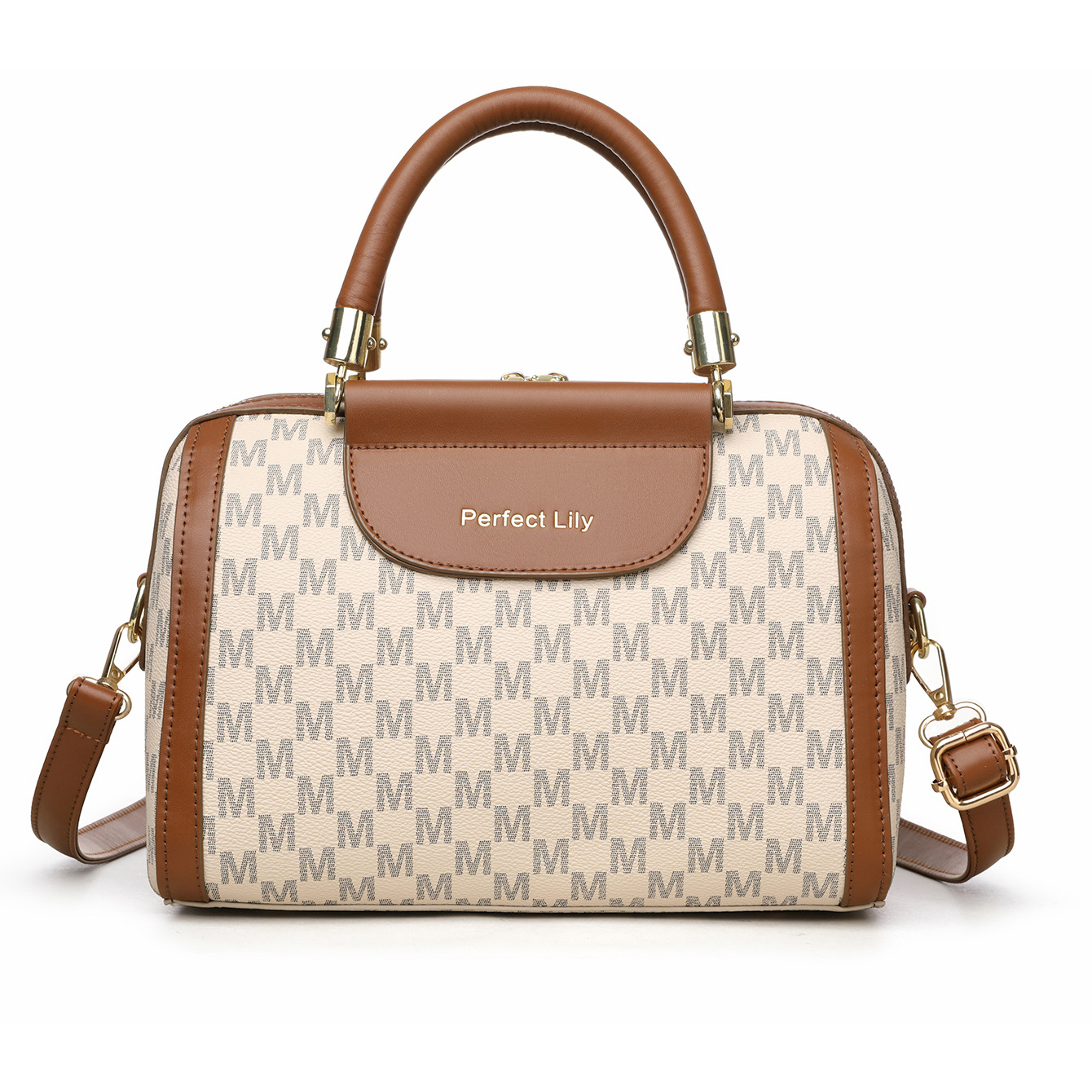 Borsa a tracolla donna elegante modello boston grande capienza_voghion.com