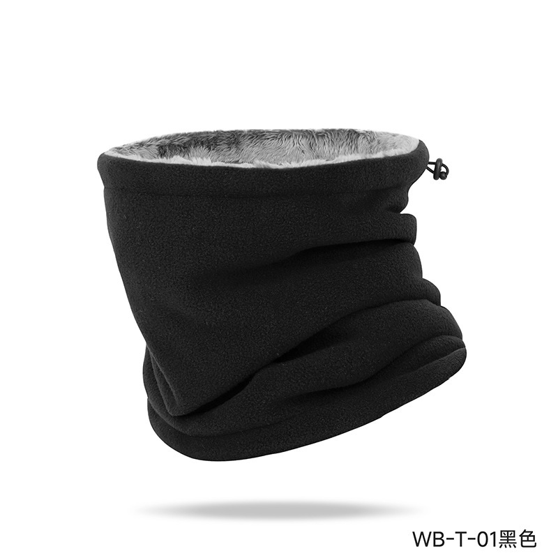 冬の保温は首を囲むアウトドアスポーツとベルベットを厚くしたマフラーの防風ロックウールはスキーマスクに乗ることができる|undefined