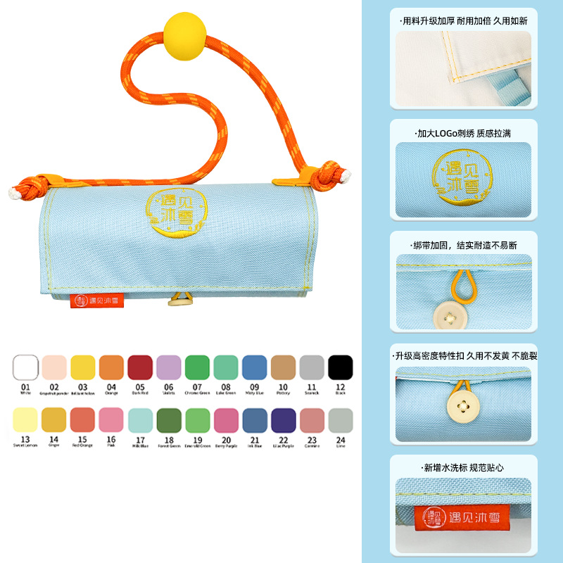 Bolígrafo de acrílico líquido directo bolígrafo de acuarela para niños bolígrafo de pintura de color para estudiantes creativo de doble cabeza de doble color