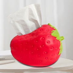 クリエイティブな果物の引き出し箱のデスクトップ家庭用リビングルームのお茶の引き出し箱の装飾ティッシュ箱の引き出し箱のネットの赤い置物