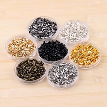 金属珠链扣 珠腰扣 2.4mm猪腰扣连接扣项链铁质波珠链扣