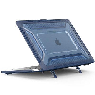 適用蘋果筆記本MacBook pro14保護套散熱Pro16PC支架防摔磨砂殼13