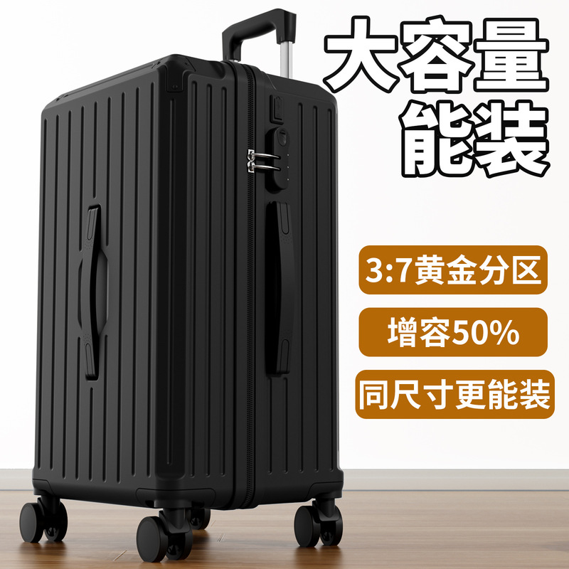 New Multifunctional Extra-Large Suitcase for Female Students, Password Lock, Large Capacity, 5-Wheel Travel Suitcase with Shock-Absorbing Brake Wheels New Multifunctional Extra-Large Suitcase for Female Students, Password Lock, Large Capacity, 5-Wheel Travel Suitcase with Shock-Absorbing Brake Wheels
