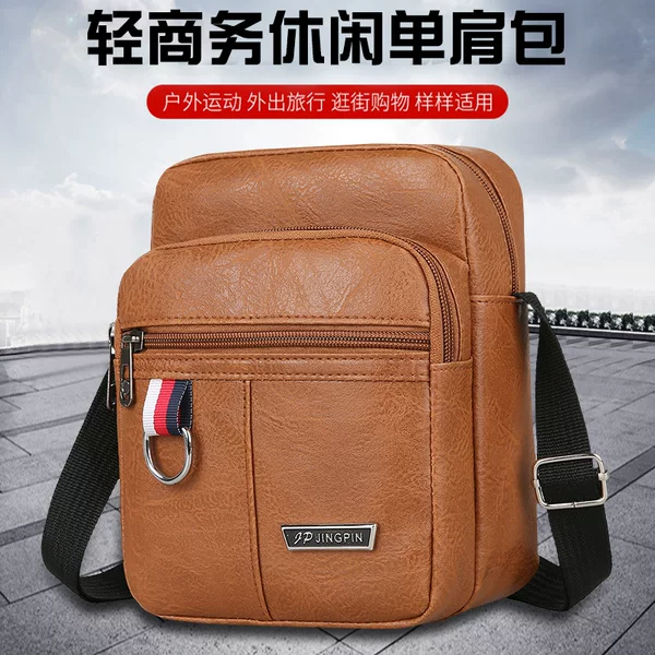 Manufacturer recommend generation Japanese and Korean new business messenger bag Shoulder Bag Men's bag vertical men's casual phone bag