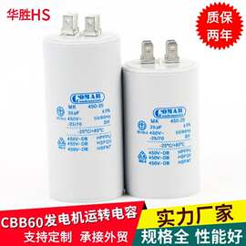 CBB60双插片电容器 水泵运转启动电机电容洗衣机电容器现货厂家