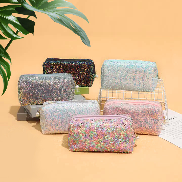Capacious high quality cosmetic bag