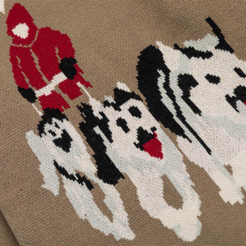 Beijie Herrenbekleidung Amerikanische Modemarke 2023 Herbst Neu Weihnachten Kreativer Jacquardpullover Rundhals Strickpullover Top_voghion.com