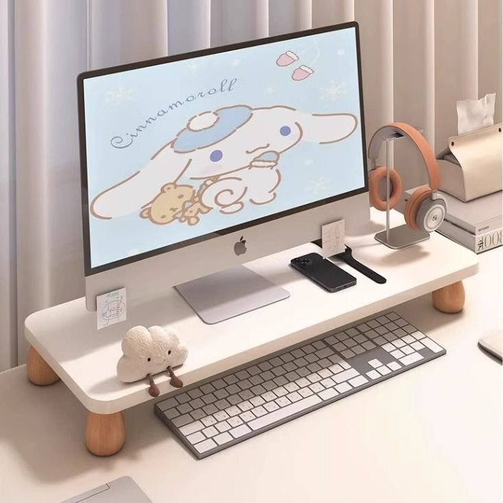 ディスプレイが高くなった棚は、オフィスのデスクトップコンピュータスタンド寮のデスクトップ収納棚ノート棚です|undefined