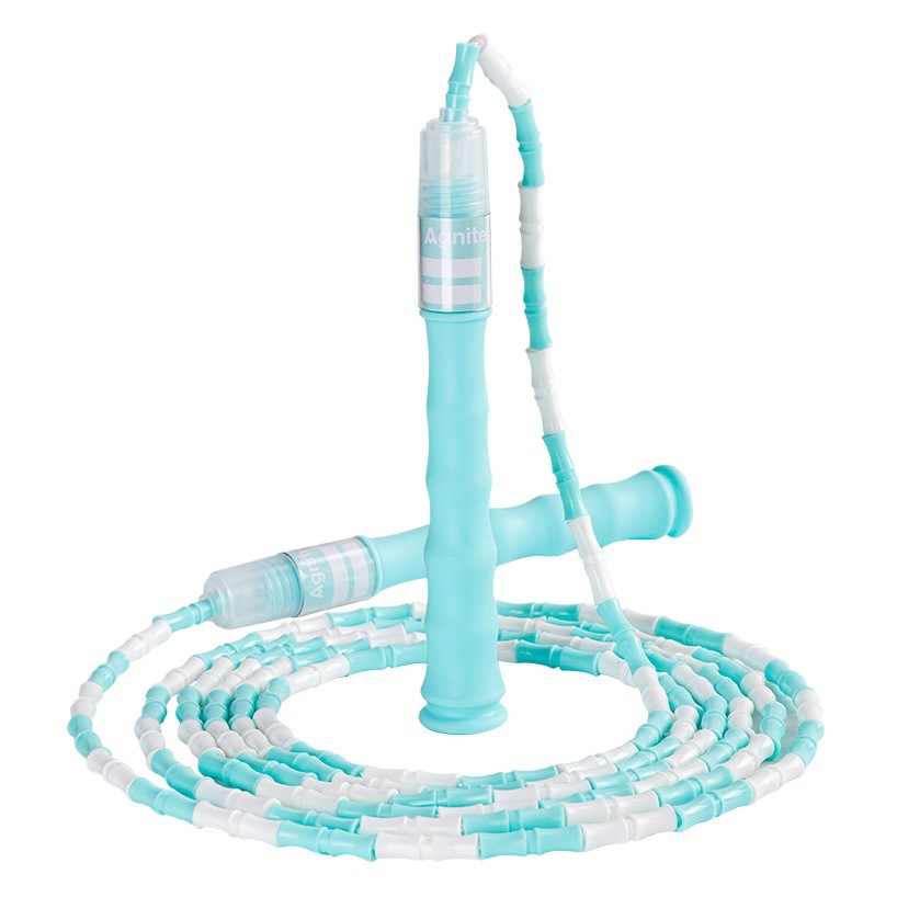 Deli angette saltar la cuerda F4104 cuerda de saltar de bambú para niños estudiantes de kindergarten principiante examen deportivo saltar la cuerda