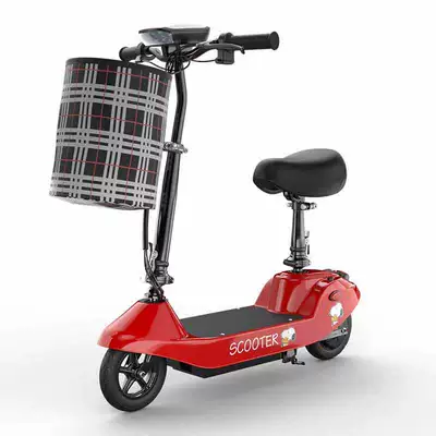 Qatlanan elektrik skuterlər: Battery Small Foldable Battery - red-24v-8a-brushed-motor-dedicated-battery