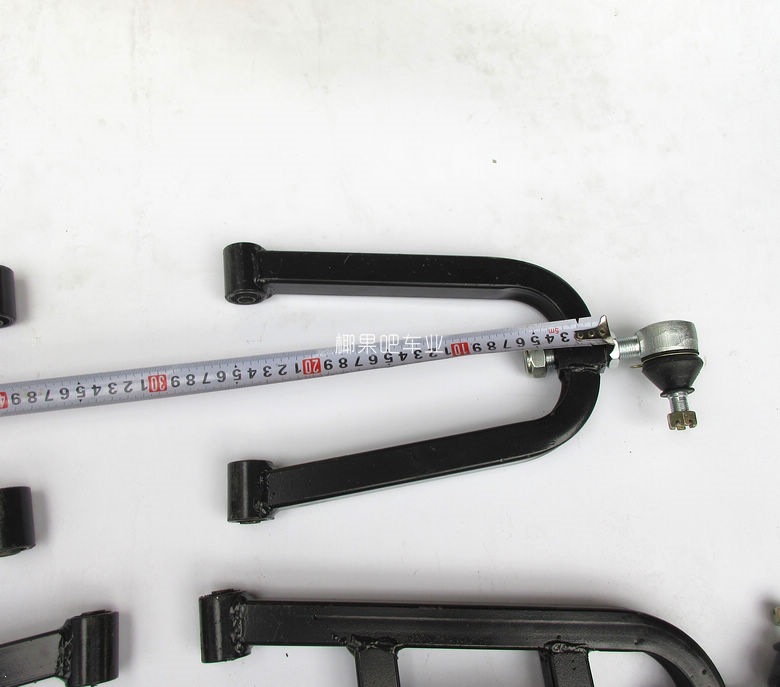 Modified kart suspension accessories: Big Bull ATV reinforced square tube rocker arm with adjustable ball head