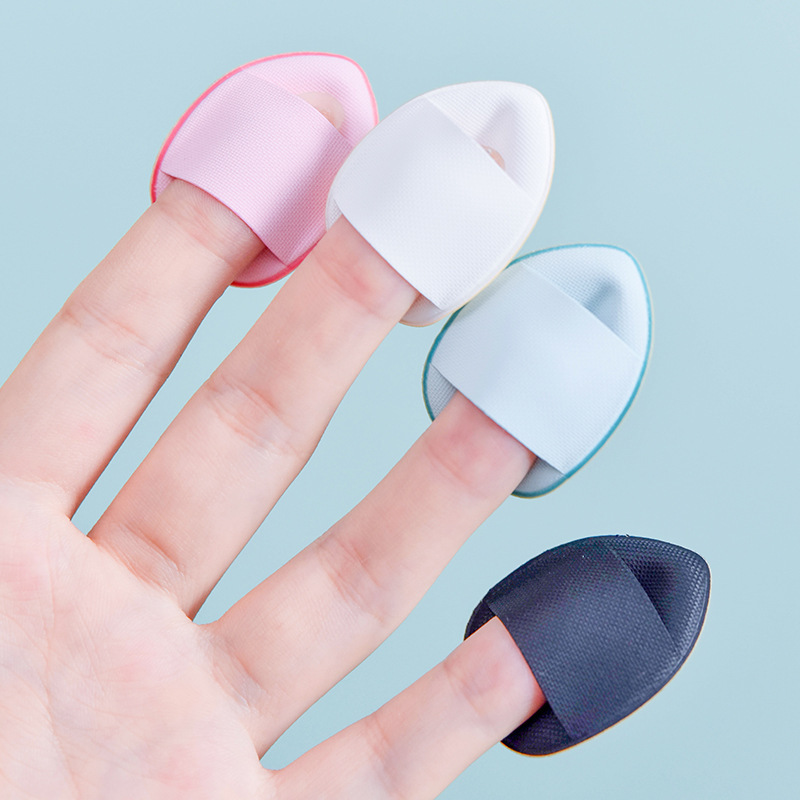 Finger Puff, Thumb-Sized Cushion, Concealer, Fingertip Slippers, Fingertip Setting Puff, Makeup Sponge, Foundation