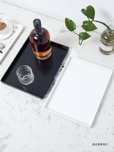亚克力产品茶杯小长方形塑料盘子托盘酒店客房美容院水杯家用