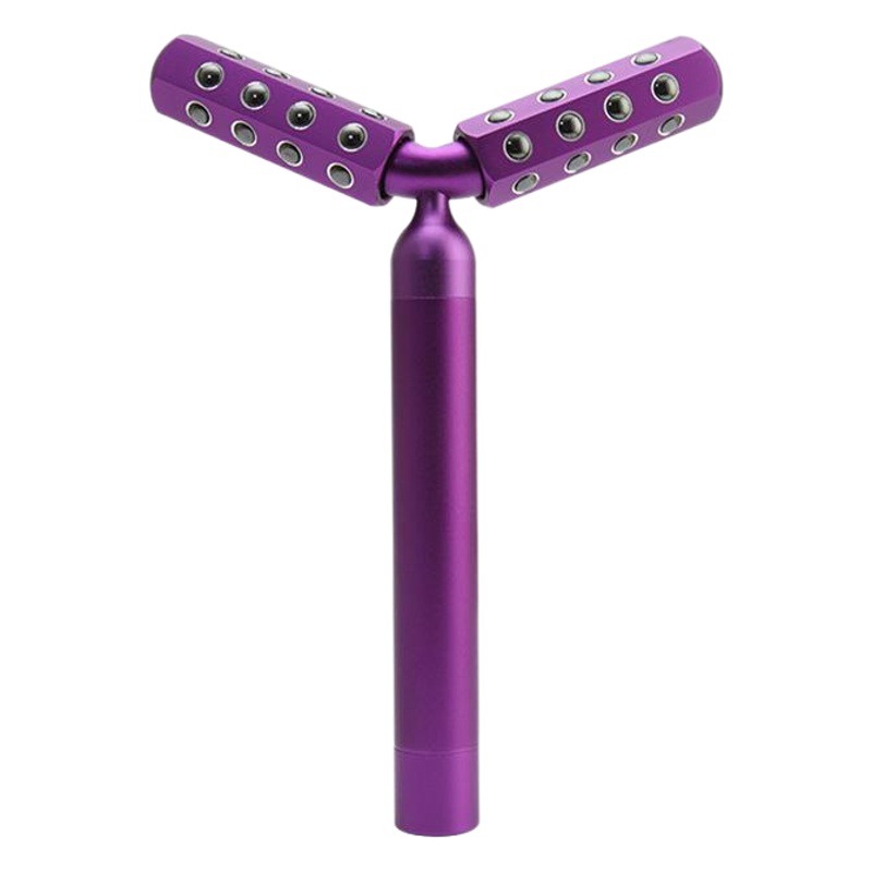 Spot electric Roller massage instrument 3d vibration germanium grain beauty stick wholesale facial roller stick electric beauty device