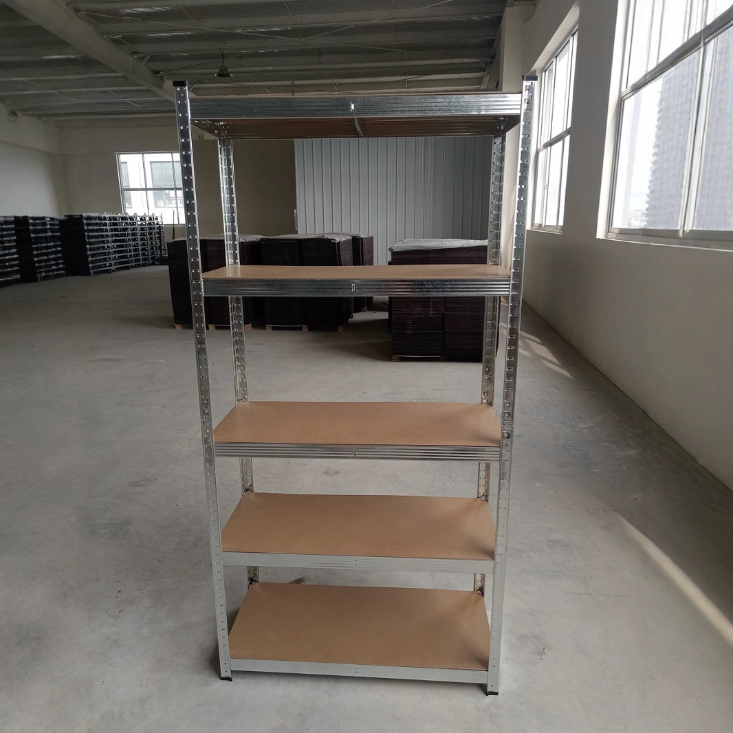 Estante de almacenamiento de almacenamiento de la fábrica de origen estante de metal multi-especificación multicapa de tablero de madera libre estante de almacenamiento estratificado image 1