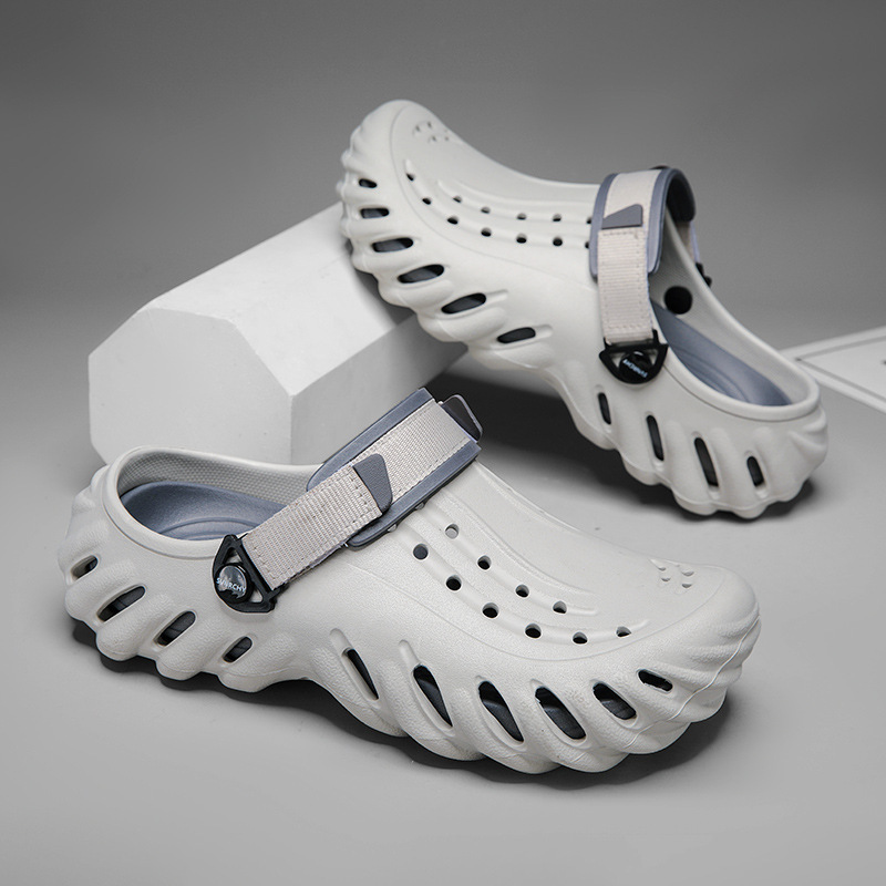 Summer New Men's Casual Thick Sole Shoes Non-slip Eva Fashion Wear-resistant Indoor and Outdoor Beach Sandals